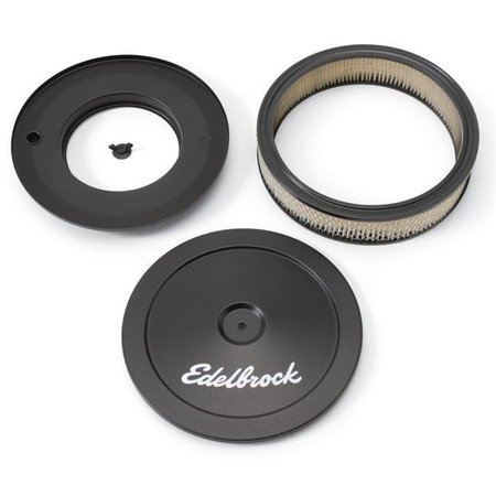 EDELBROCK Edelbrock 1203 10 in. Signature Series Air Cleaner; Black EDE1203